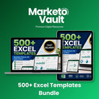 500+ Excel Templates Bundle for Business, Finance and Budgeting