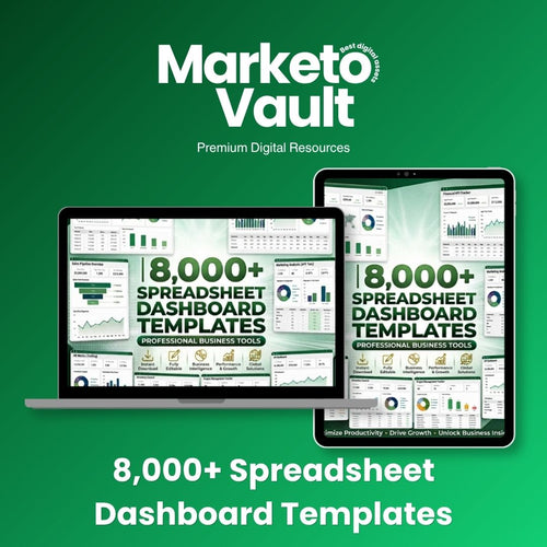 8000+ Excel Dashboard Templates Bundle for KPI, Finance and Business Reports
