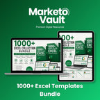 1000+ Excel Templates Bundle for Business, Finance and Budgeting